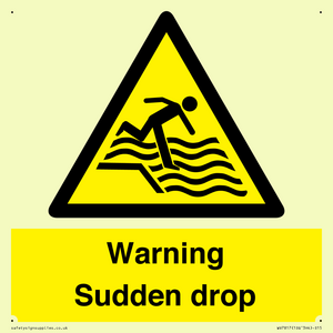 Warning Sudden drop